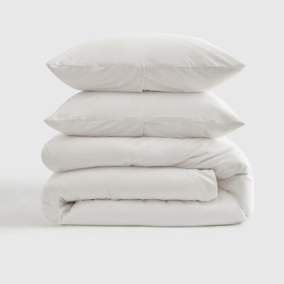 Quince Twin Luxury Organic Percale Duvet Cover NWT - Picture 2 of 4